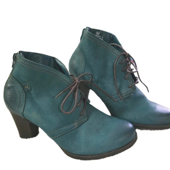 Rockport Shoes - Rockport Women's Teal Lace Up Boots